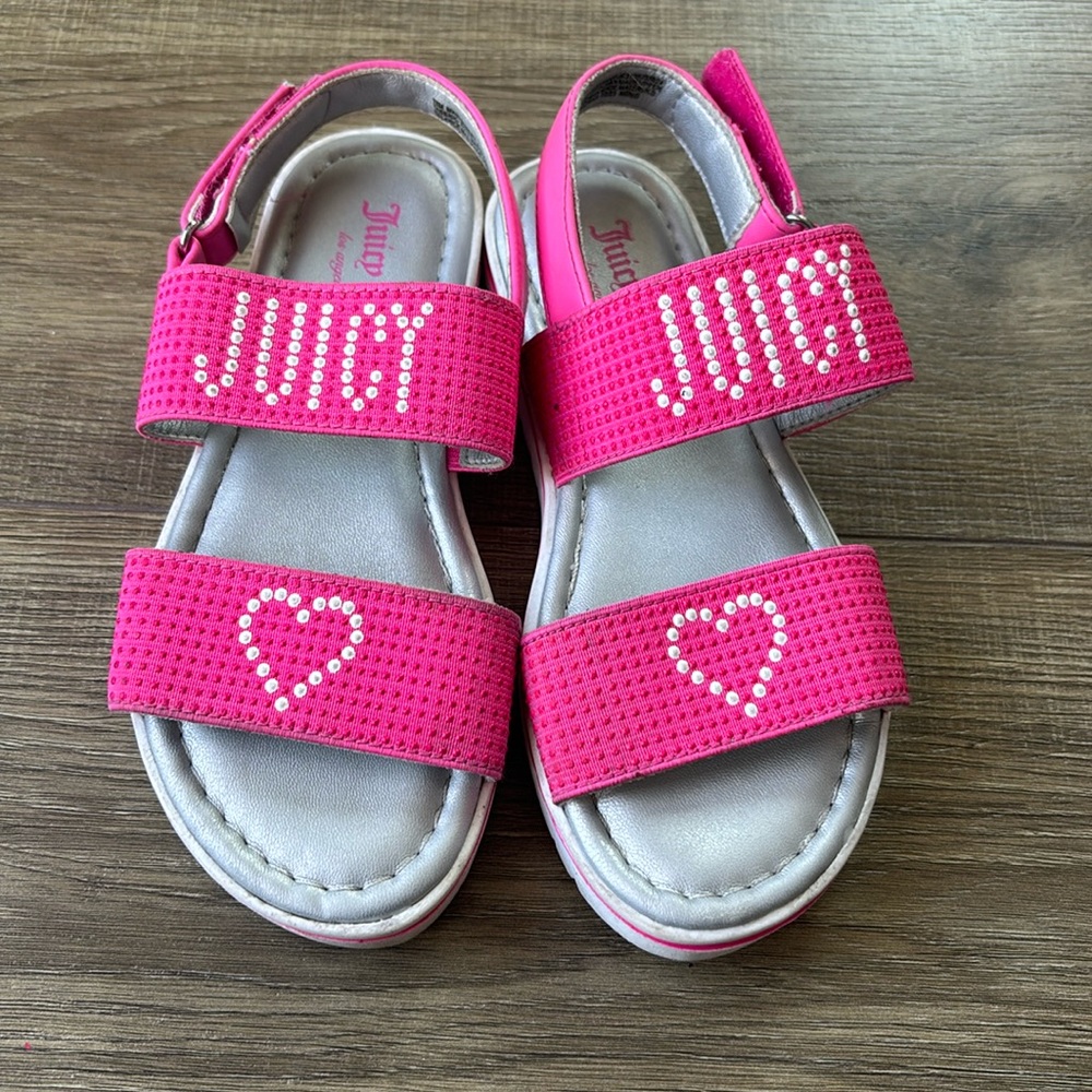 Juicy couture sandals kids size 13